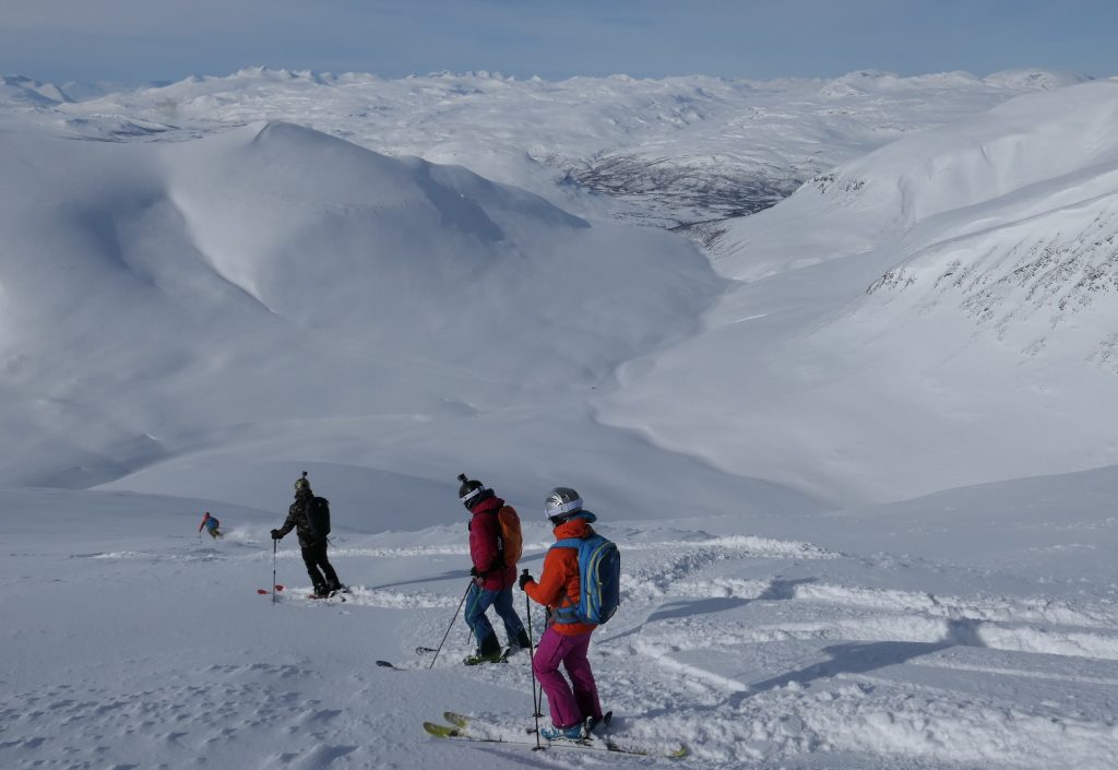 Heli-skiing Björkliden Riksgränsen 